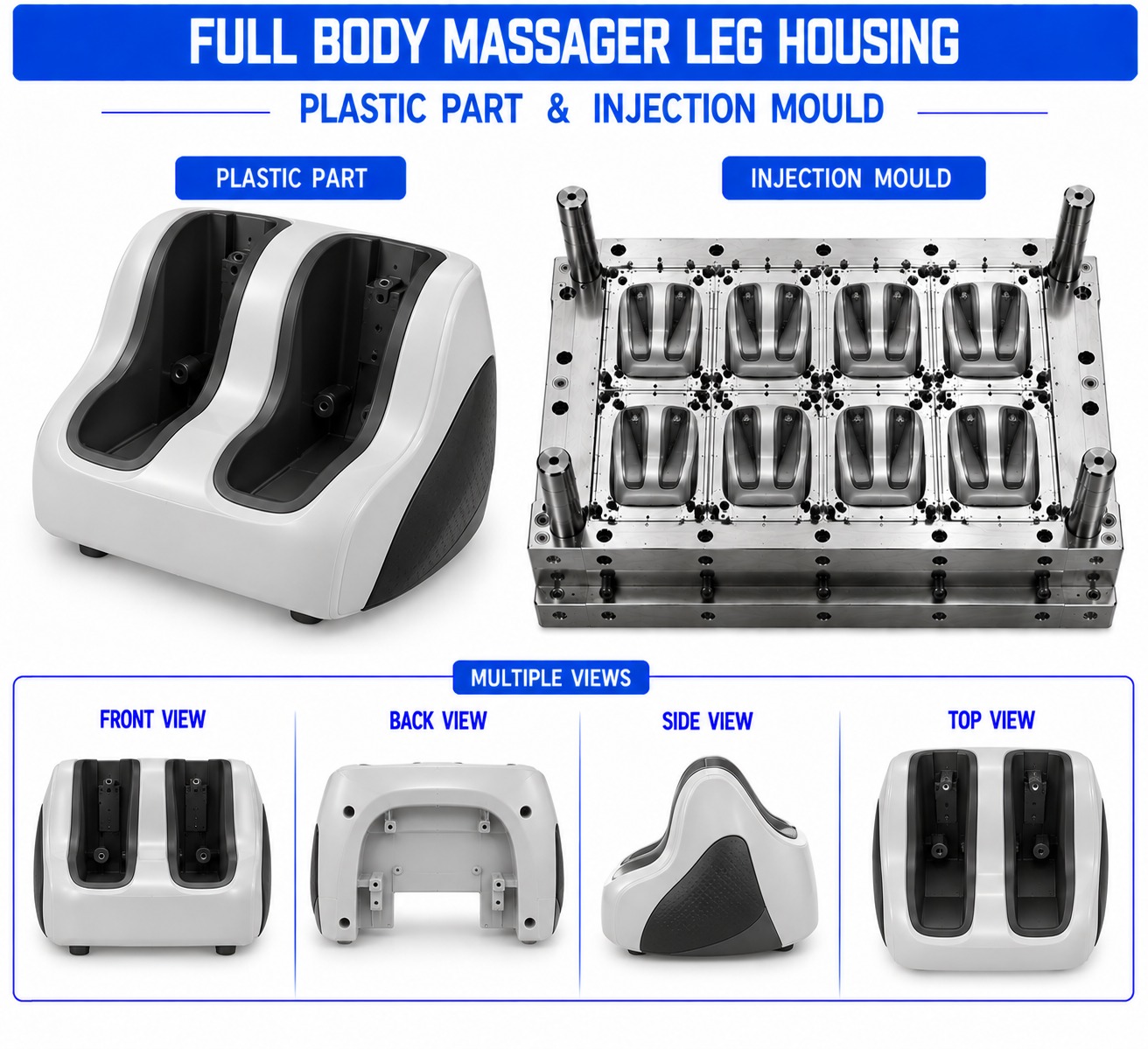 Full Body Massager Plastic Leg Housing Mould and Moulding Services